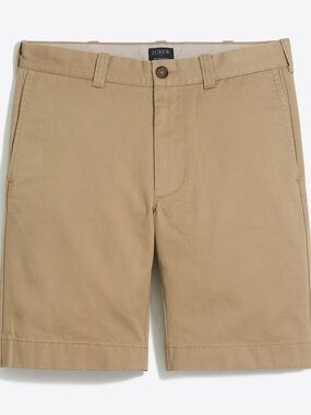 EUC J.Crew Men's Gramercy Broken-In Chino Shorts 9" Tan Size 32